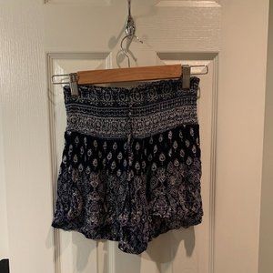 Aqua Bloomingdales Flowy Shorts